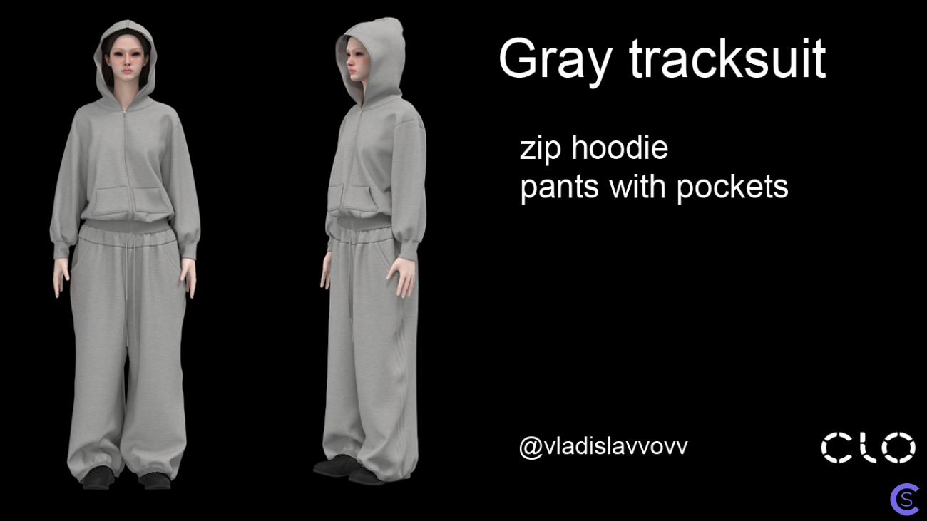 gray tracksuit
