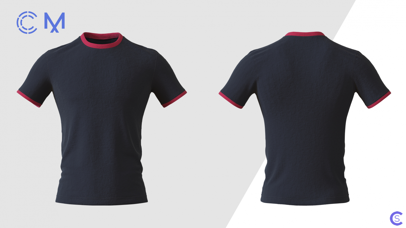FREE | Men's T-shirt | Marvelous Designer | CLO3D project