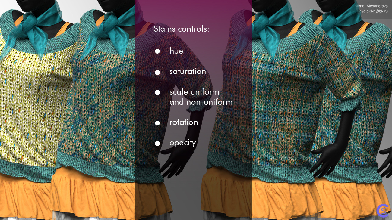Knitted texture. Substance Designer
