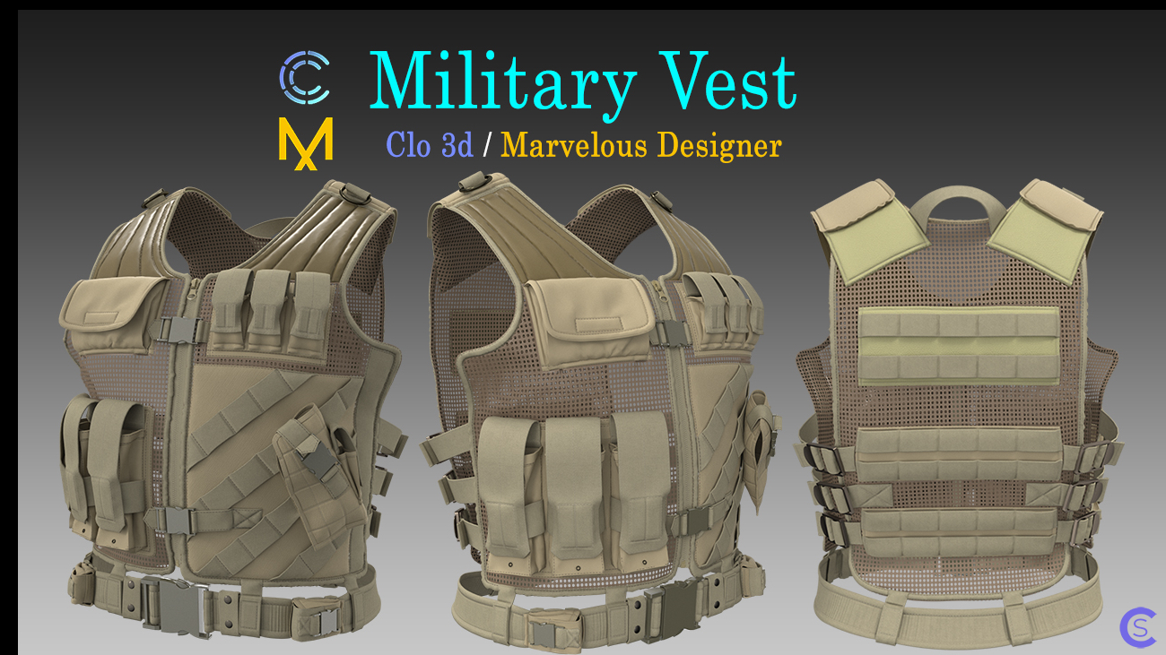 Clo, MD project - Military Vest - Gongtex Guadian