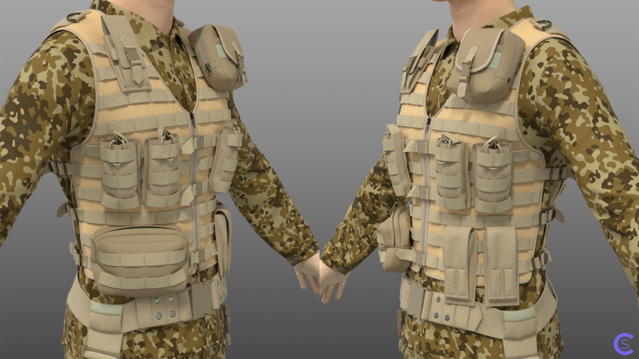 Tactical Vest - Loaded Gear - Clo, MD project