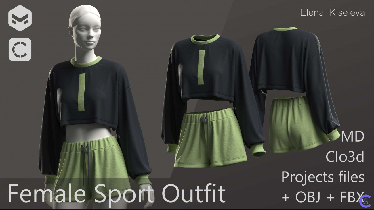 Female Sport Outfit / Женская спортивная одежда