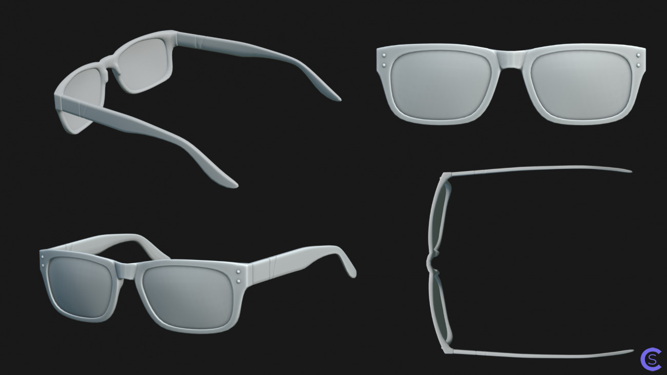 3Д модель Аксессуар Солнцезащитные очки