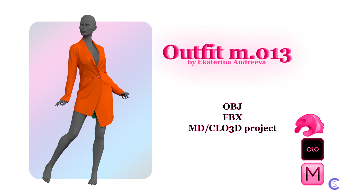 Outfit m.013. Genesis 8 female.