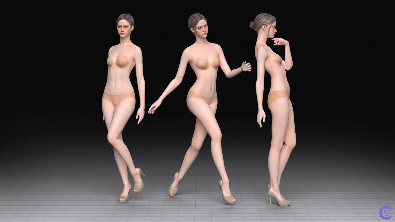 Set of 3 poses for FV2 | Сет из 3х женских поз