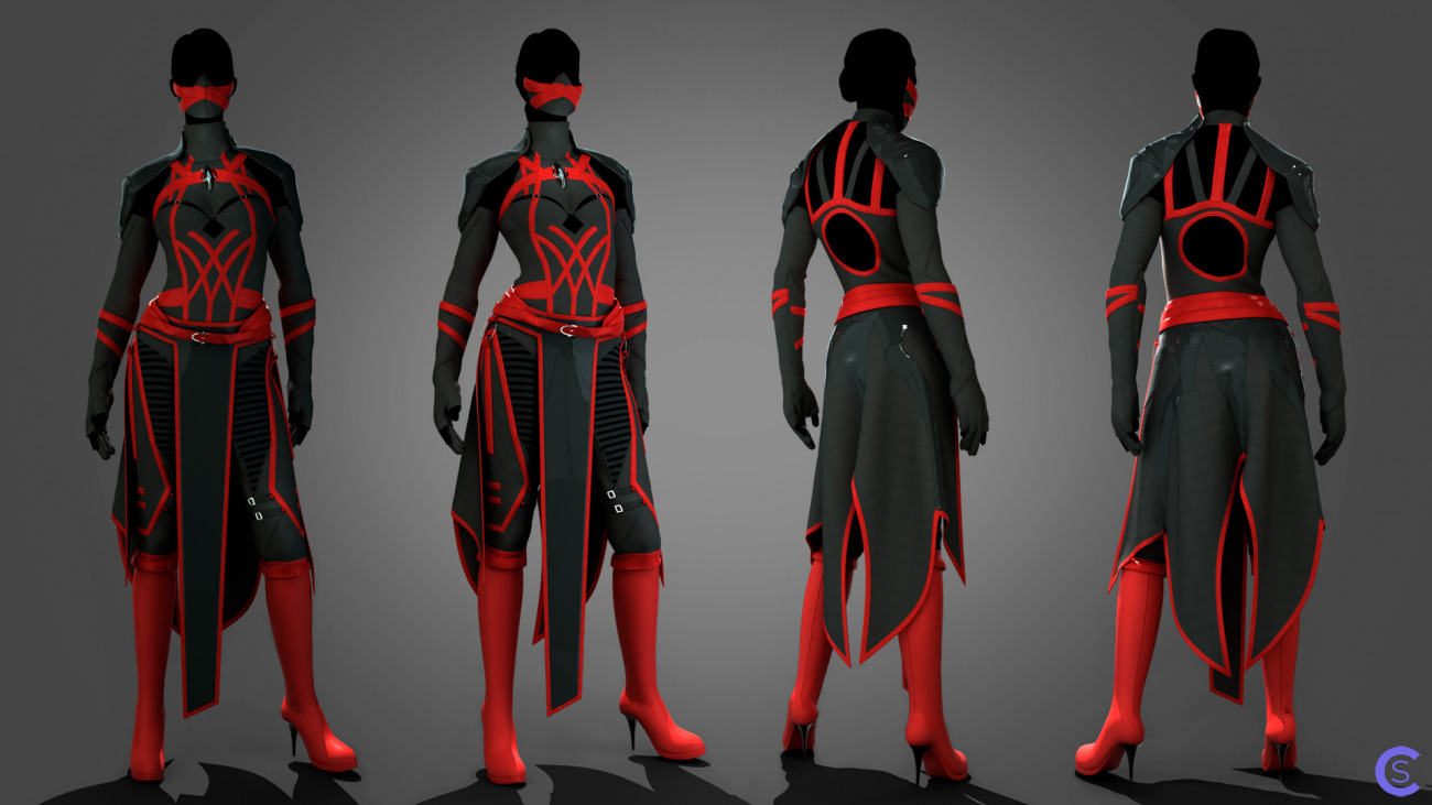 Scarlet. Mortal Combat character costume